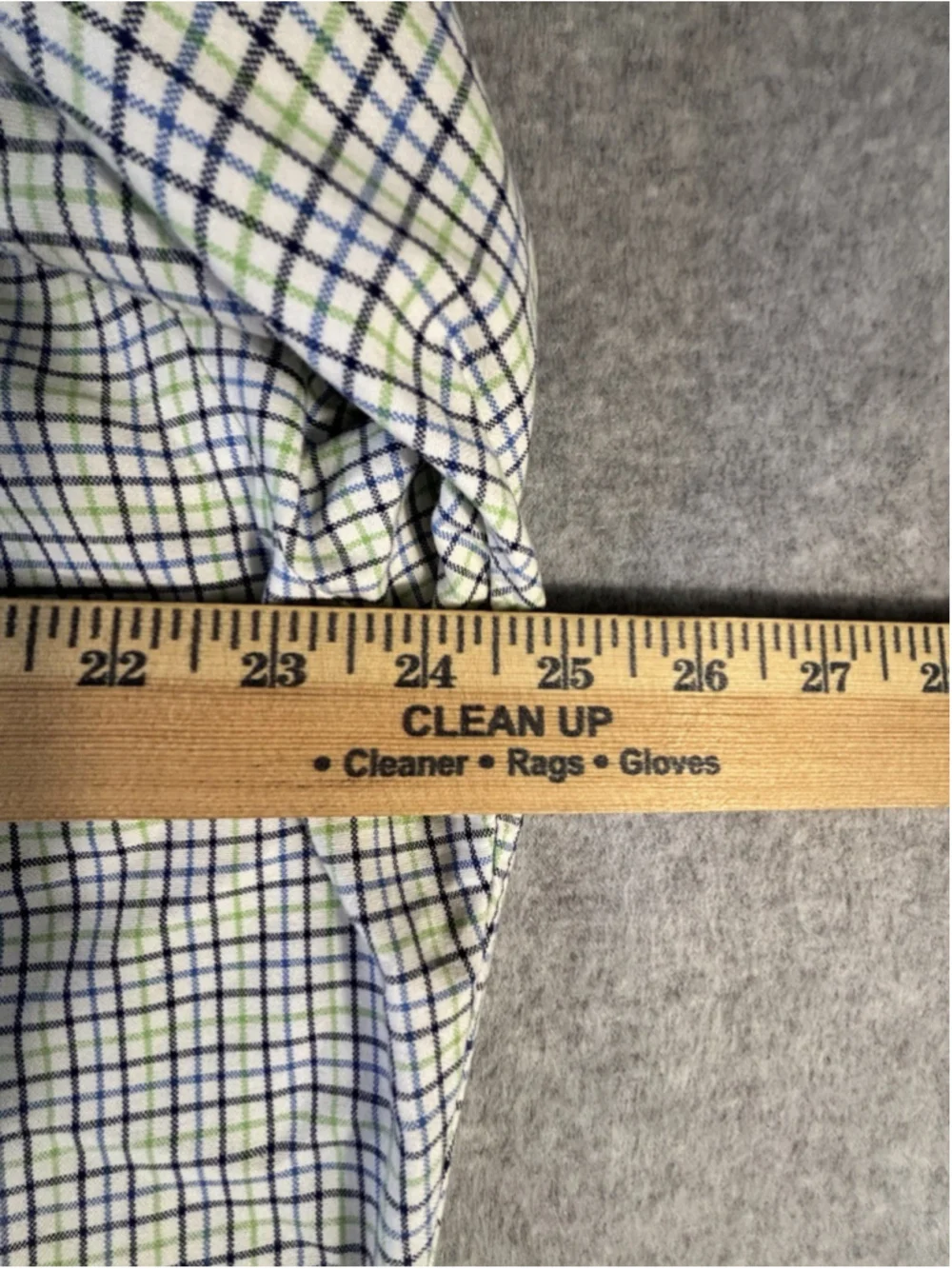Polo Ralph Lauren Men’s L Classic Fit Blue Green Plaid Button Down Pony